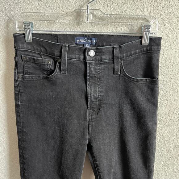 J. Crew Mercantile Black Skinny Jeans Women's 29 High Rise Stretch Denim Casual - Picture 2 of 7